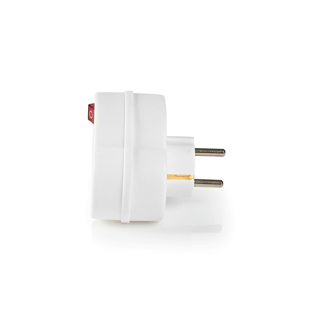 Doppelsteckdose 2 fach Steckdose Schuko Y Adapter mit Schalter Mehrfachstecker