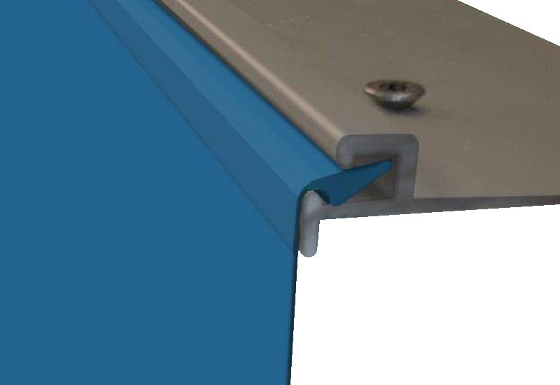 Einhängeprofil 200cm für Folien Alu Profil Aluminium Profil Styroporbecken Pool