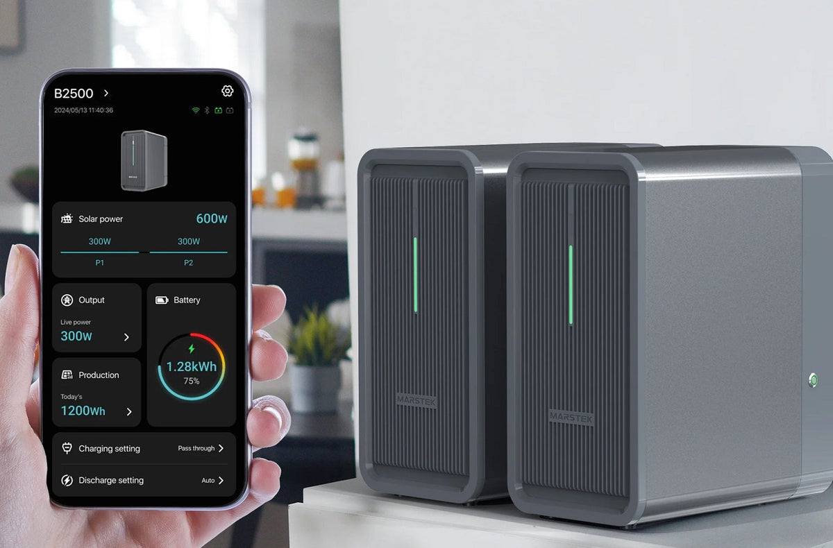Marstek B2500 2,24 KW Batteriespeicher 2240W Balkonkraftwerk Wifi Batterie Solar