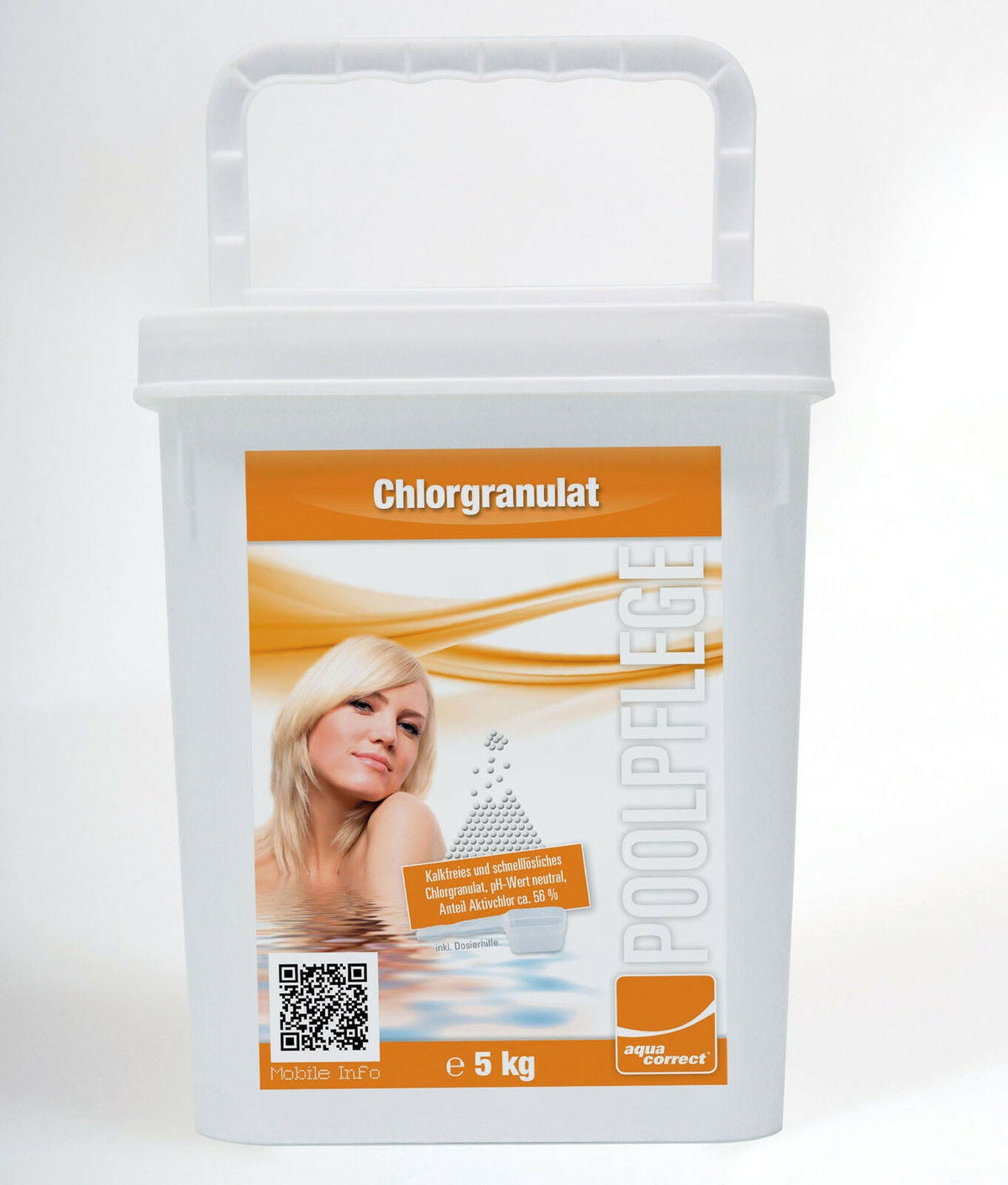 Chlorgranulat organisch 56% 5 kg Chlor Wasserpflege Schwimmbad Pool Whirlpool