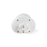 Doppelsteckdose 2 fach Steckdose Schuko Y Adapter mit Schalter Mehrfachstecker