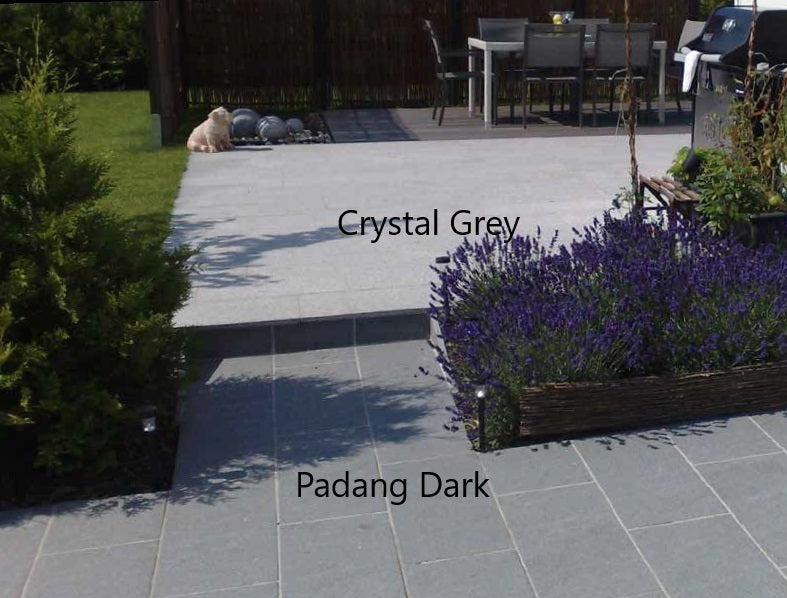 Beckenrandstein 6 x 3m Cristal Grey GRANIT Schwimmbeckenumrandung