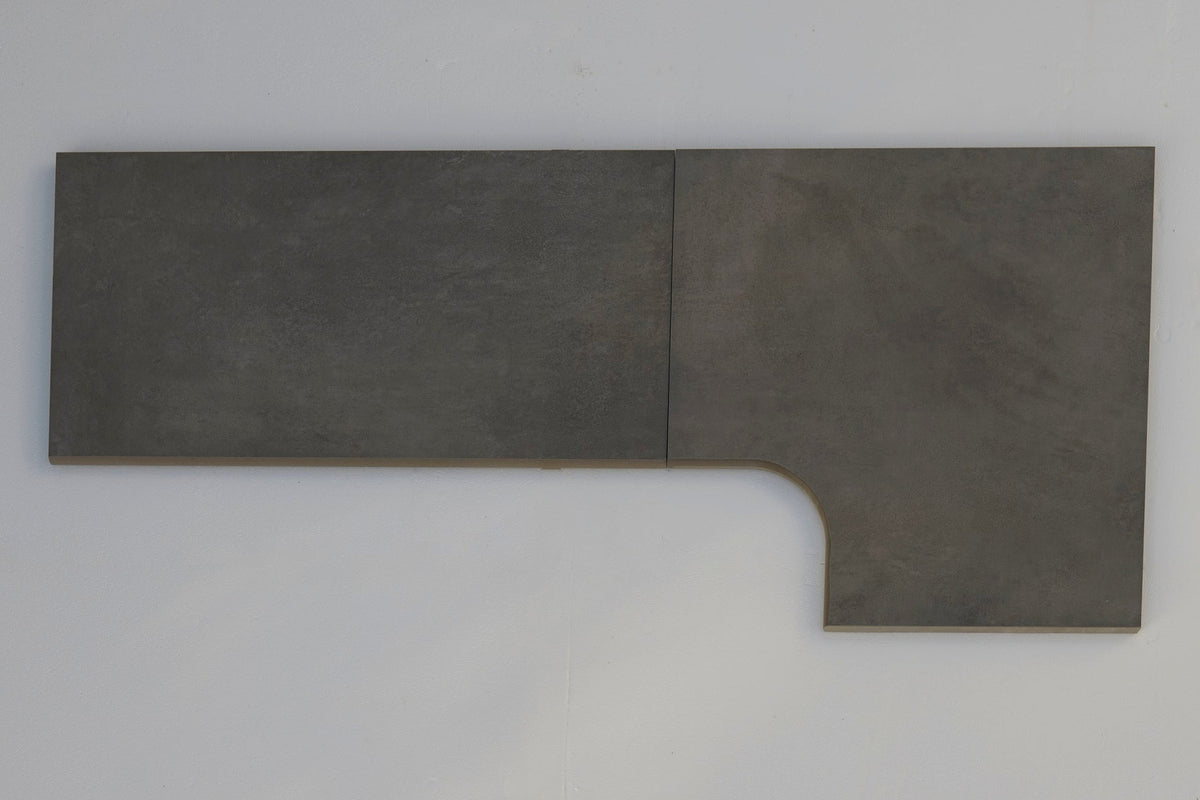 Beckenrandsteine 8 x 4m Keramik grey grau Schwimmbeckenumrandung