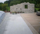 Anschlussplatte 60 x 40 x 3cm Cristal Grey Beckenrandsteine Pool Schwimmbecken
