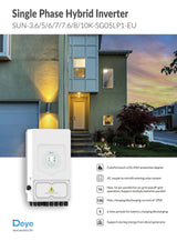 Deye 8000W Hybrid einphasig Solar Wechselrichter SUN 8K SG05 LP1 8KW  WIFI