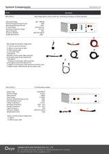 Deye BOS-G Pro 51,2KW Hochvolt Batteriespeicher 51200W 10 Module + Controlbox