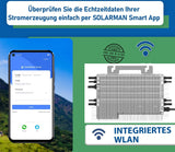 Deye Wechselrichter 2000W SUN-M200G4-EU WIFI  Balkonkraftwerk 5m Anschlusskabel