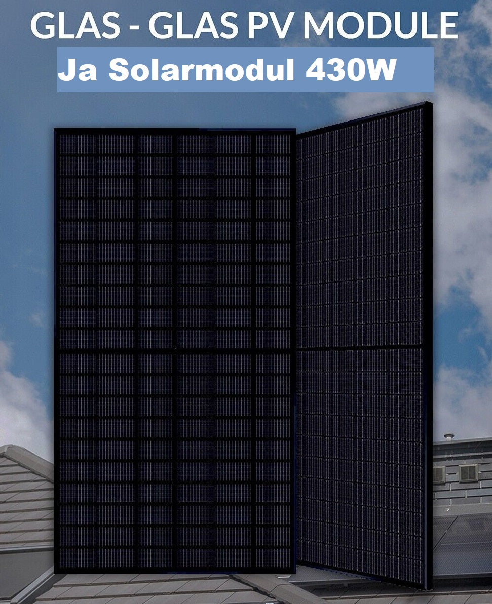 Suntech Solarmodul  435W Glas Glas Solarpanel Bifacial PV Modul Glas Full Black