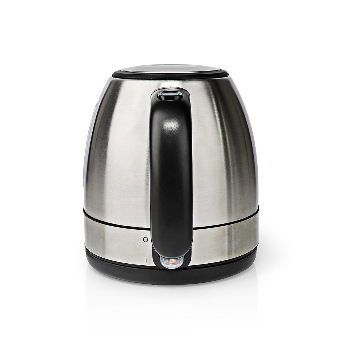 Edelstahl Wasserkocher 1l 2150W Kabellos 360° Drehbasis Strix® Controller