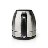 Edelstahl Wasserkocher 1l 2150W Kabellos 360° Drehbasis Strix® Controller