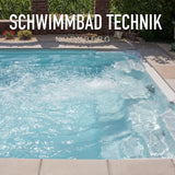 Gegenstromanlage 400V 2,6kW Pool mit LED Gegenstrom Sprudel Schwimmhilfe
