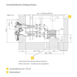 Gegenstromanlage 400V 2,6kW Pool mit LED Gegenstrom Sprudel Schwimmhilfe