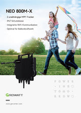 880W/800W Balkonkraftwerk Steckerfertig Neo 800M Wifi