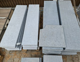 Beckenrandstein 7 x 3,5m Cristal Grey GRANIT Schwimmbeckenumrandung