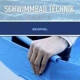 Innenfolie 4.90m x 3.60m x 1.35m oval Stärke 0,6mm blau Poolfolie