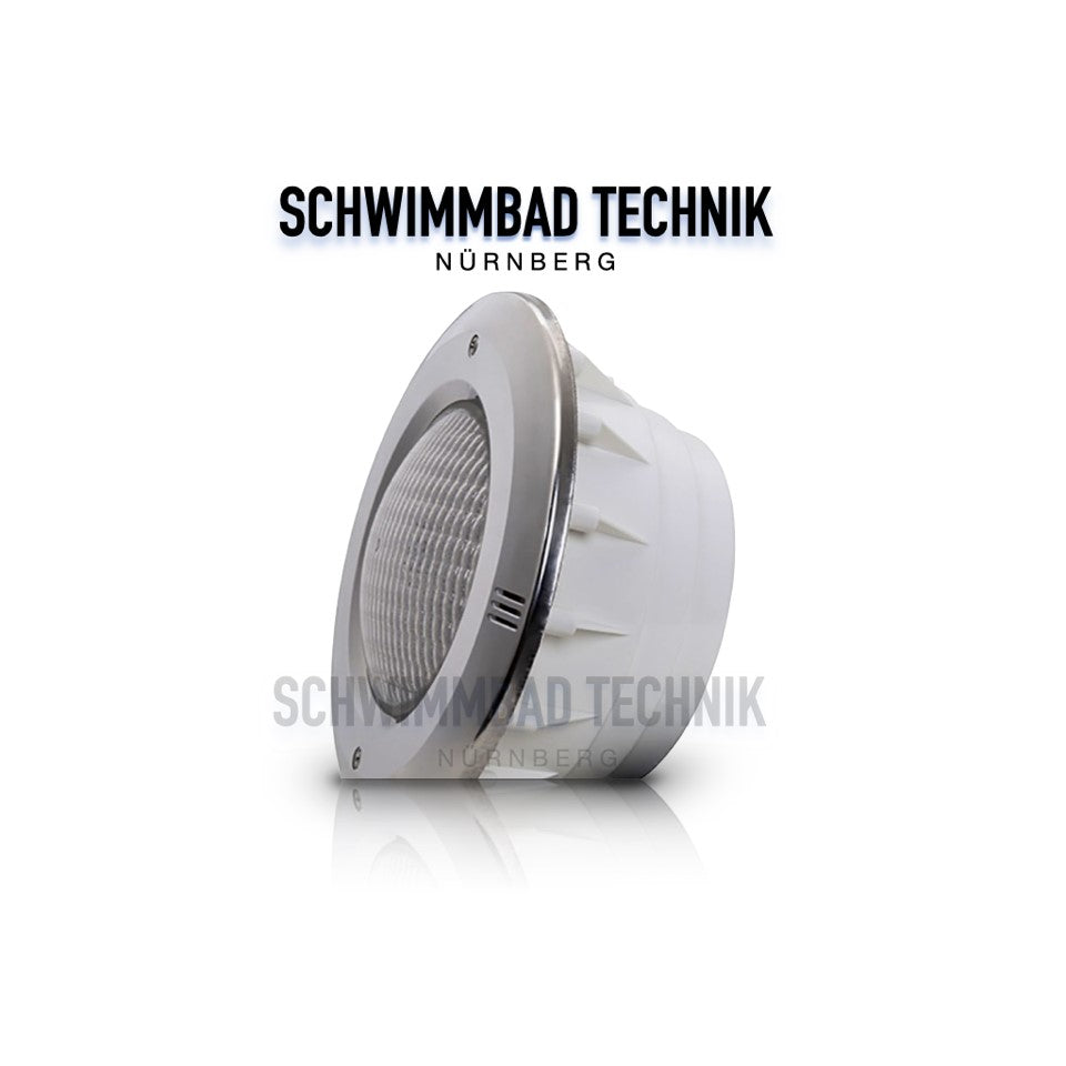 LED Unterwasserscheinwerfer RGB 1500lm Poolleuchte Edelstahl-Blende Fernbedien.