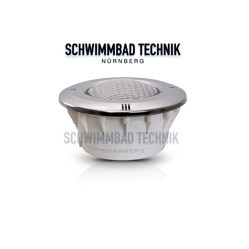LED Unterwasserscheinwerfer RGB 1500lm Poolleuchte Edelstahl-Blende Fernbedien.