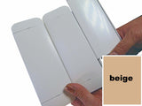 Rollabdeckung 10,0 x 5,00m elektrisch beige Rollenergy PVC-Lamellen