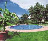 Pool 4,5 x 1,2m + Skimmerset Stahlwand Schwimmbecken 0,6mm Folie
