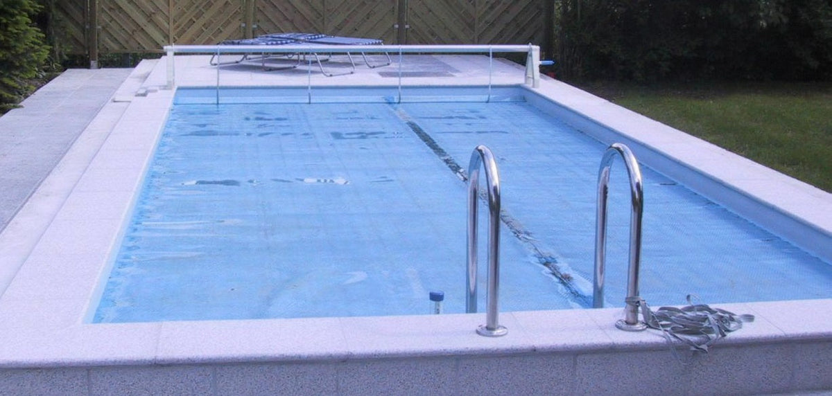Solarplane rechteckig 7m x 4m Schwimmbadabdeckung Solarfolie Solarheizung