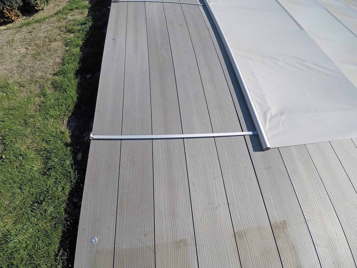 Flex Rollabdeckung 8 x 4m grün für RECHTECKBECKEN Flex Pool Schwimmbecken