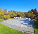 Flex Rollabdeckung 8 x 4m blau für RECHTECKBECKEN Flex Pool Schwimmbecken