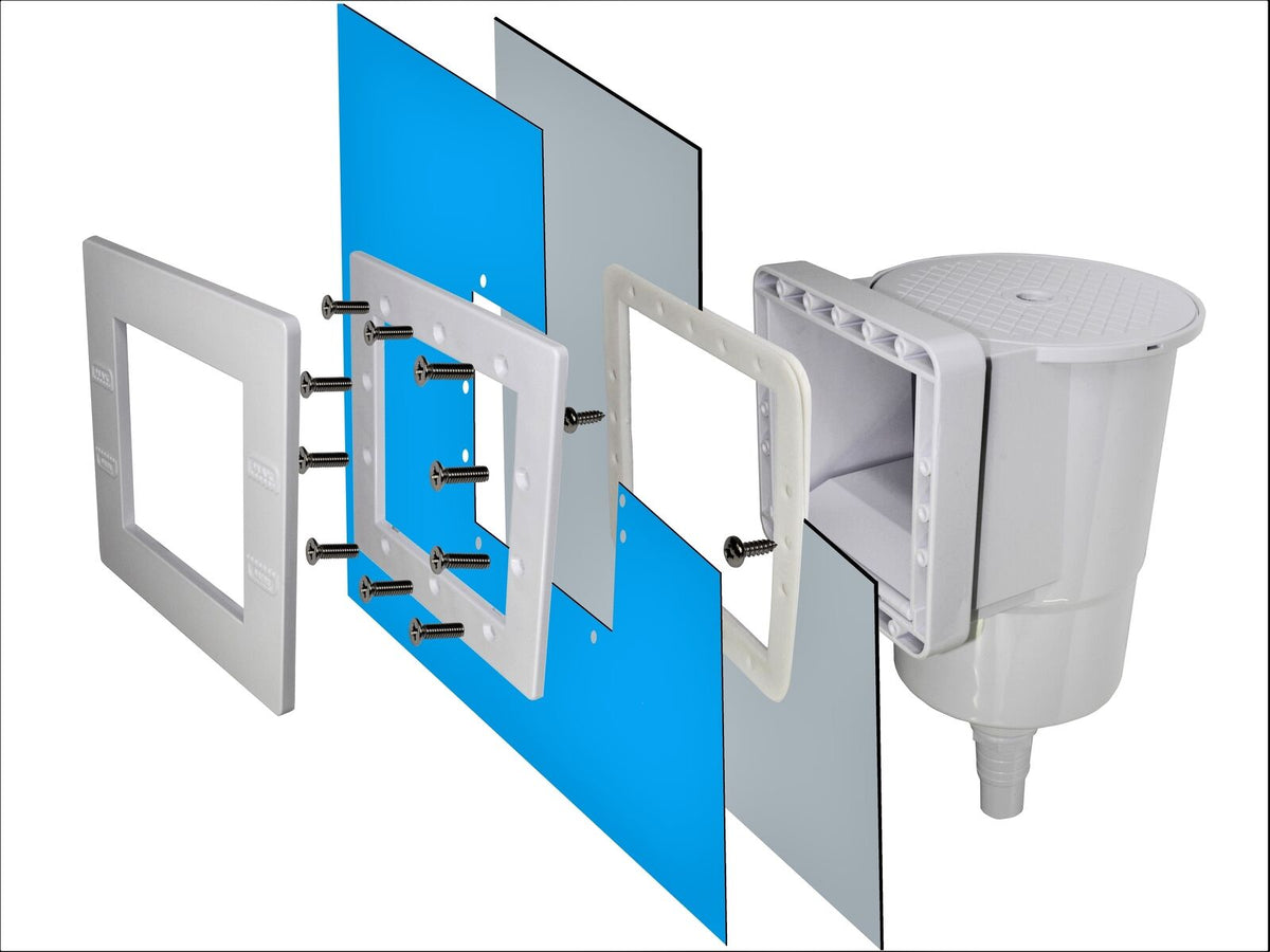 Skimmer Set Oberflächenskimmer Einbau für Stahlwand Pool Schwimmbecken