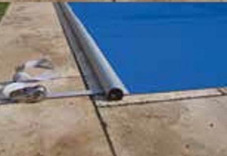 Standard Rollabdeckung 7 x 3,5m blau für RECHTECKBECKEN  Pool Schwimmbecken