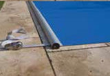 Standard Rollabdeckung 7 x 3,5m blau für RECHTECKBECKEN  Pool Schwimmbecken
