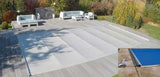 Standard Rollabdeckung 7 x 3,5m blau für RECHTECKBECKEN  Pool Schwimmbecken