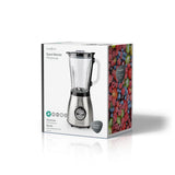 800W Edelstahl Standmixer 1,5L Glas-Behälter Smoothie Maker Mixer
