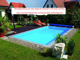 Pool  3,75m x 2,25m x 1,5m Styroporbecken Einbaubecken Schwimmbecken Rechteckig