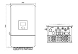 Deye Sun 12KW LP3 Hybrid Solar Wechselrichter 3Phasen 160-800V WIFI 51,2V Bat