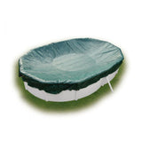 Winter Abdeckplane Oval 8m x 4m Poolabdeckung Schwimmbadabdeckung