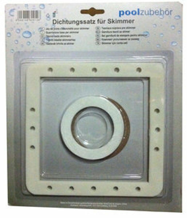 Dichtungssatz für Einbauskimmer Skimmer und Düse S1 für Stahlwand Pool