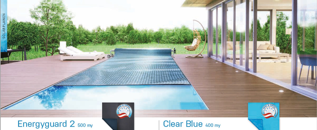 Solarplane Rechteckig 7m x 3,5m Energyguard 2 Poolabdeckung Schwimmbadabdeckung