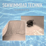 Innenfolie 6.10m x 3.60m x 1.35m oval Stärke 0,6mm Sand Poolfolie