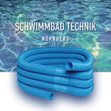 Pool 4,60 x 1,20m Holzdekor Stahlwand Schwimmbecken + Skimmerset